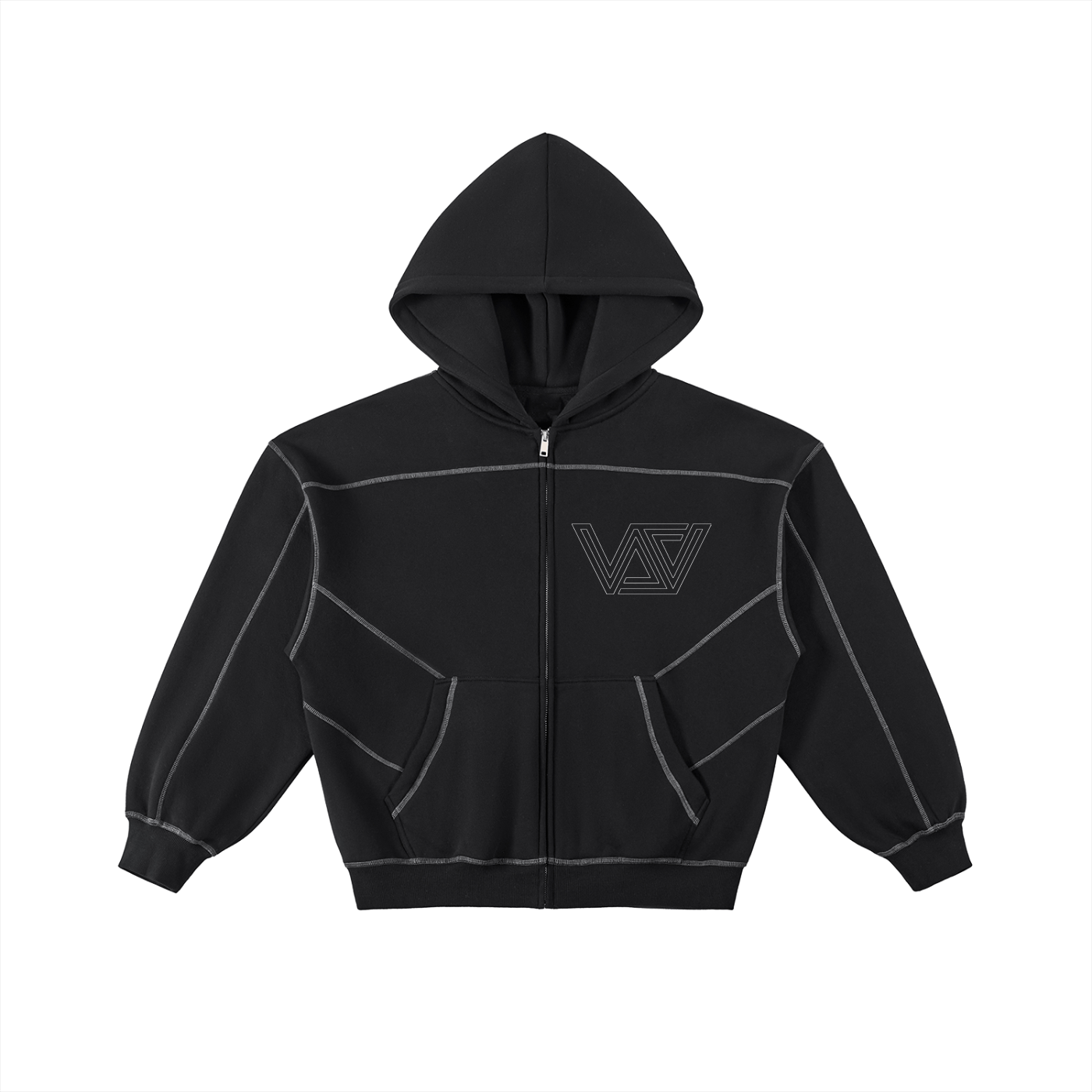 VSV REVERSE STITCH TREE ZIP-UP