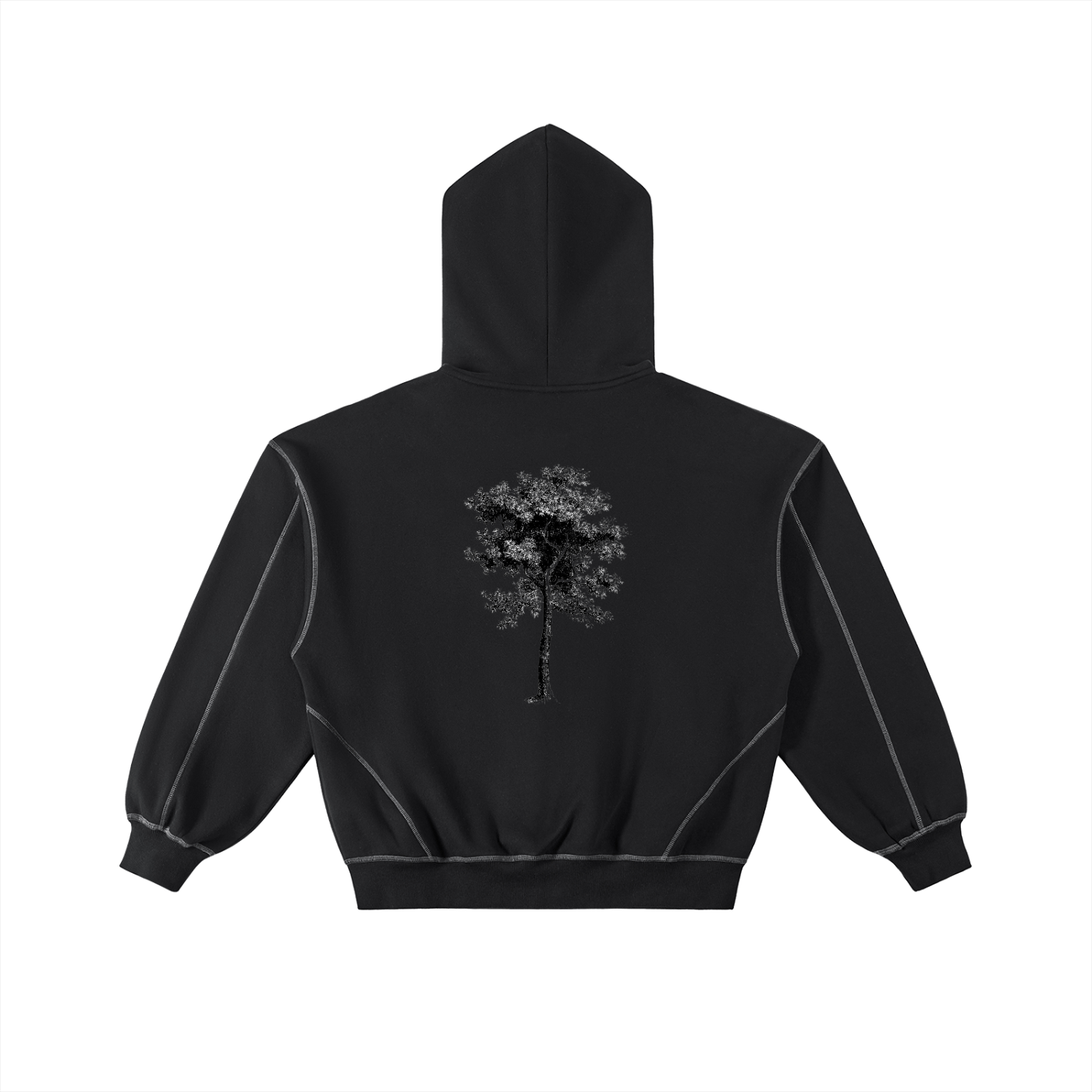 VSV REVERSE STITCH TREE ZIP-UP